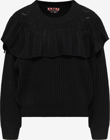 Pull-over myMo ROCKS en noir : devant