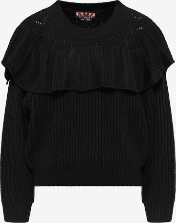 Pull-over myMo ROCKS en noir : devant