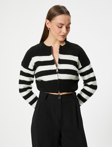 Koton Strickjacke in Schwarz