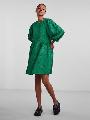 PIECES Shirt Dress 'Andrea' in Green
