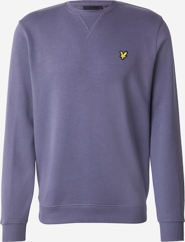 Sweat-shirt Lyle & Scott en bleu : devant