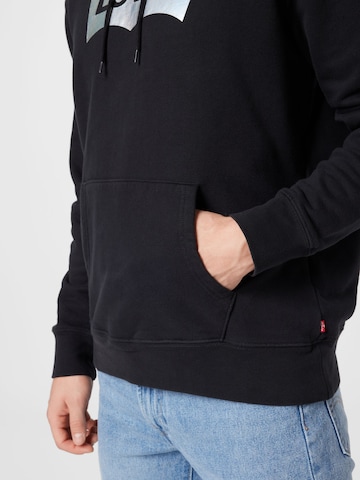 melns LEVI'S ® Sportisks džemperis 'Standard Graphic Hoodie'