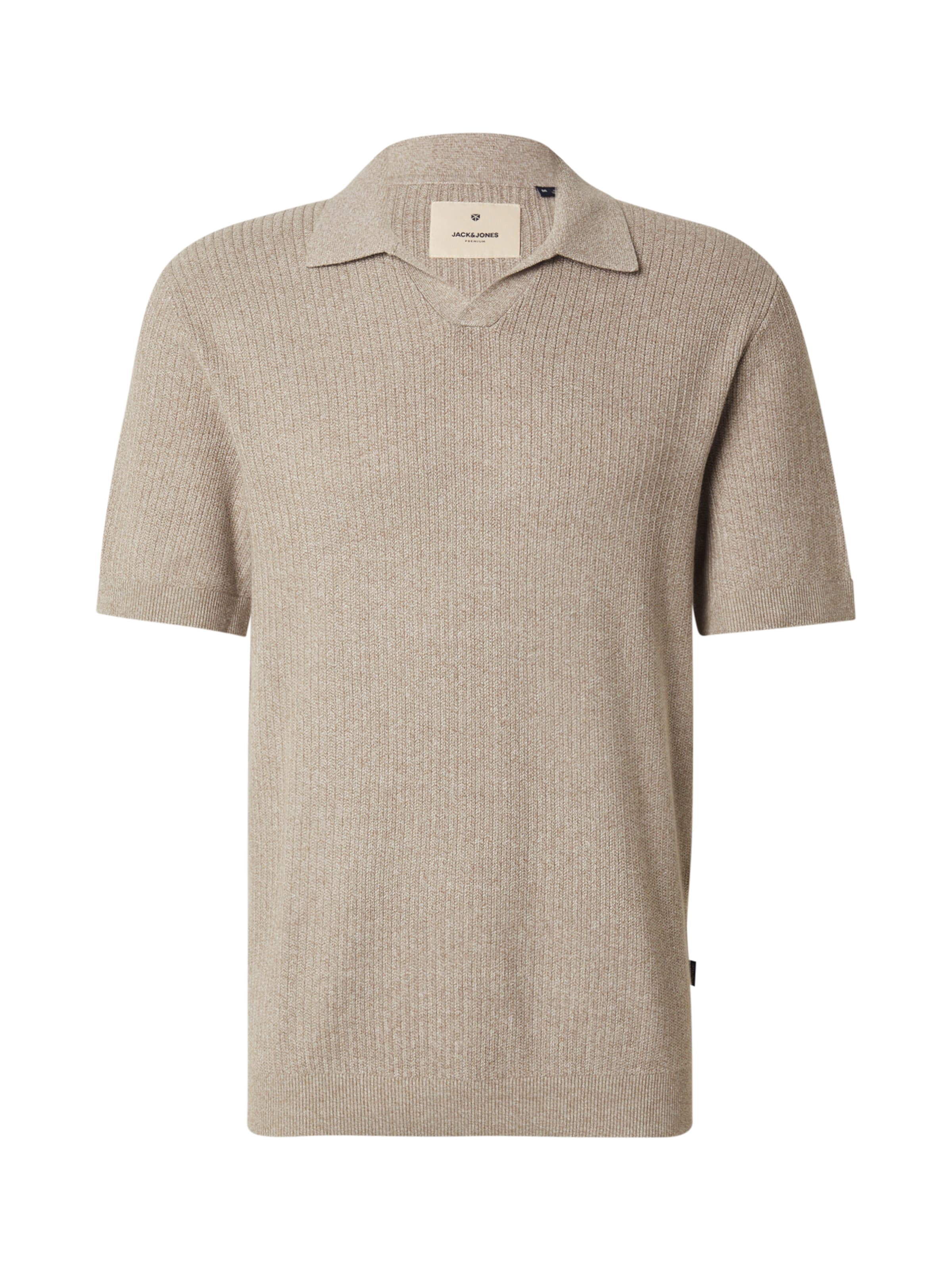 T-Shirt 'JPRBLUWILBERT' Jack & Jones Premium en marron : devant