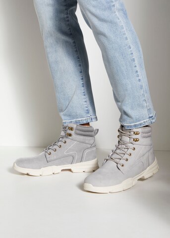 Authentic Le Jogger Lace-Up Boots in Grey