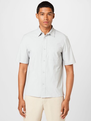 Club Monaco Regular fit Button Up Shirt in Grey: front