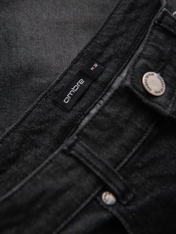 Ombre - regular Vaquero en negro