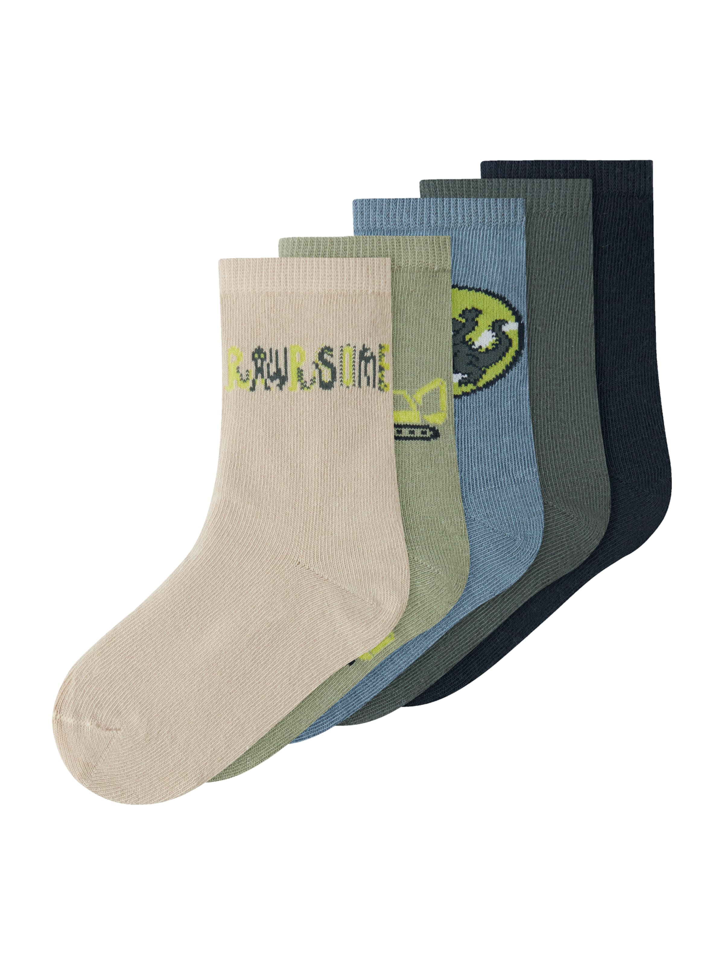 Calzino 'NMMVAGN' di NAME IT in blu: frontale