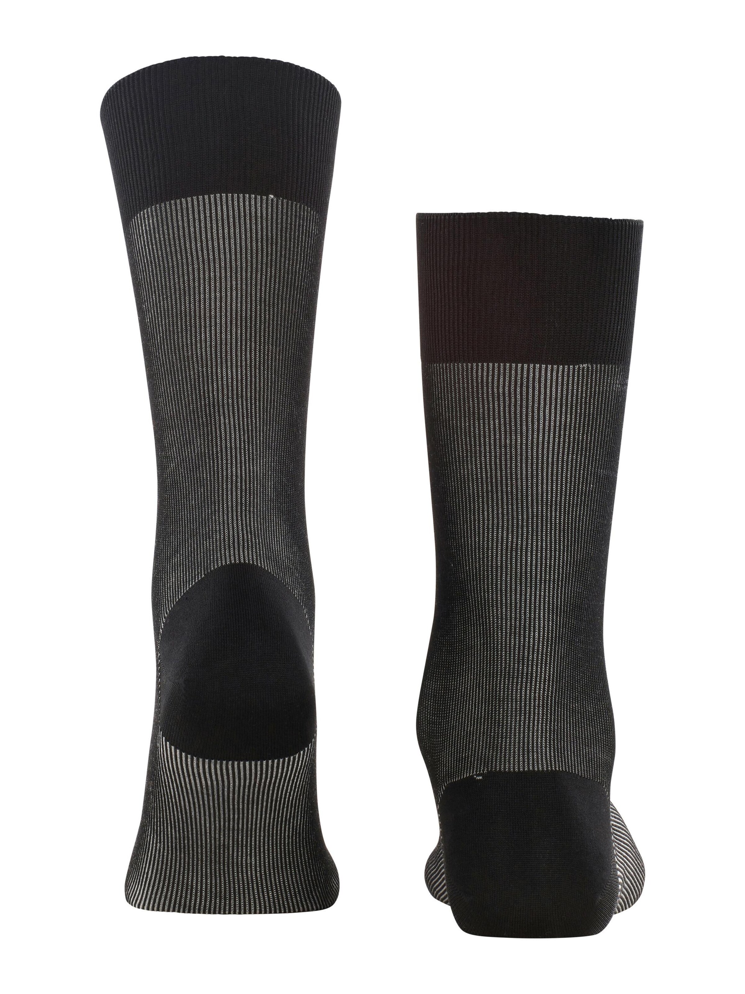 FALKE Socks 'Fine Shadow' in Black