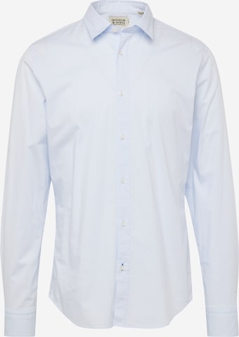 Coupe regular Chemise 'Essential' SCOTCH & SODA en bleu : devant