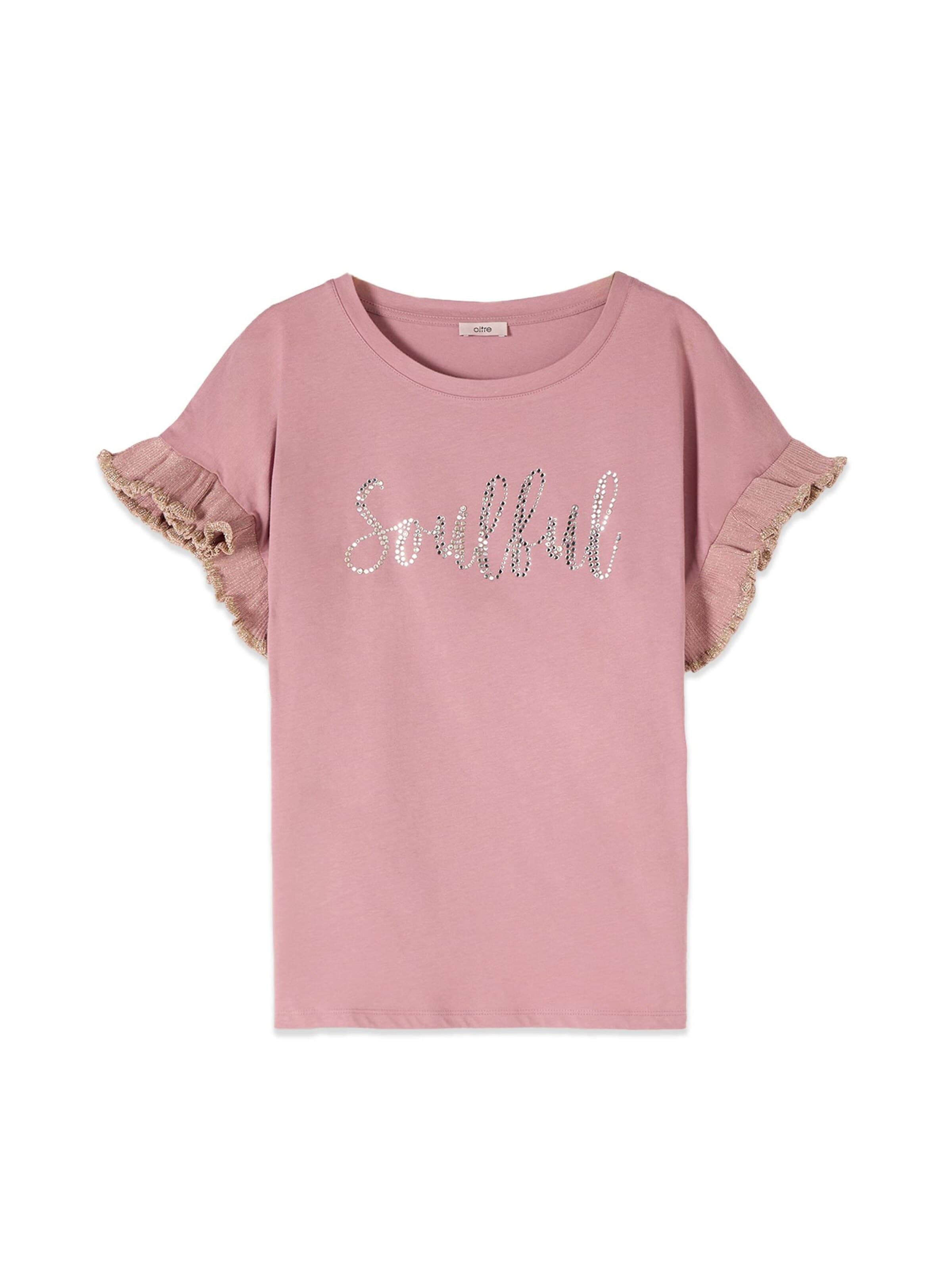 Maglietta di oltre in rosa: frontale