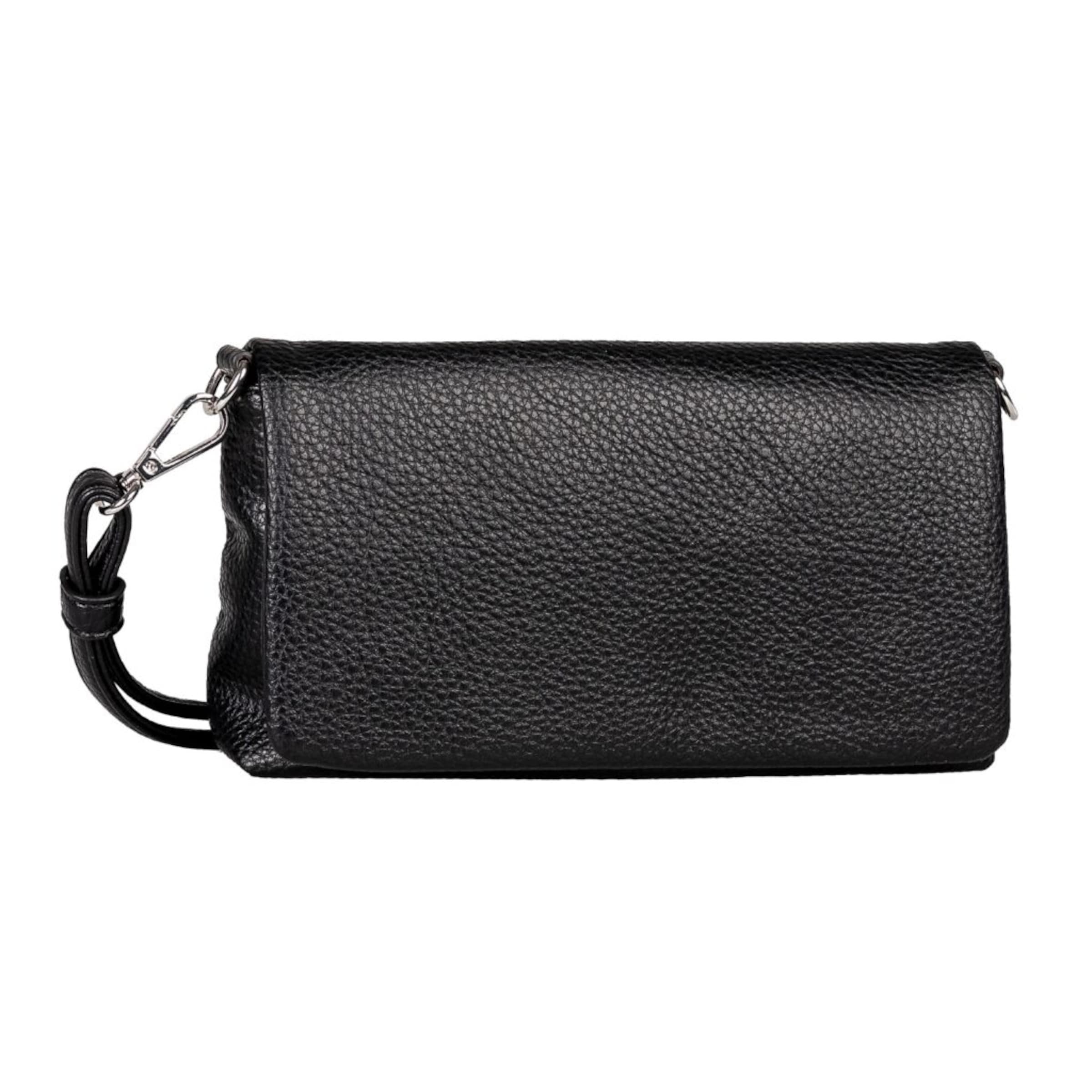 TOM TAILOR Crossbody Bag in Black: front