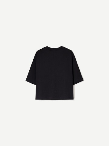 T-shirt Bershka en noir