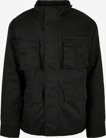 Urban Classics Between-Season Jacket in Black: front