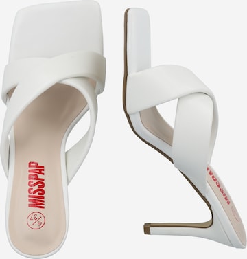 Mule Misspap en blanc