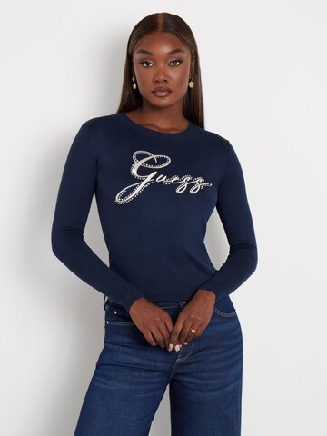 GUESS Trui in Blauw: voorkant