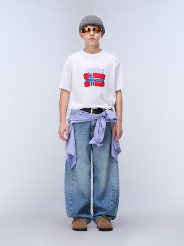 NAPAPIJRI Футболка 'ALBEDO' в Белый