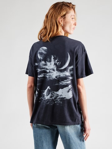 VANS - Camiseta 'Moon Set' en negro: frente