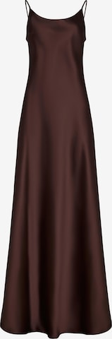 Robe 'Maxi satin slip dress 'Serene'' Serena Silueta en marron : devant