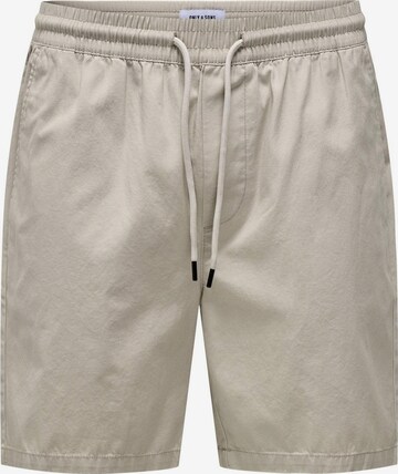 Only & Sons Shorts 'Tel' in Beige: predná strana