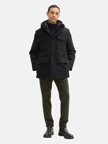 TOM TAILOR Winterjas in Zwart