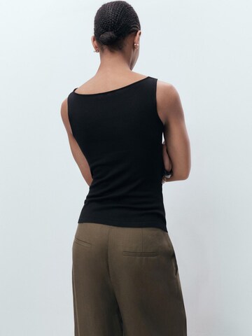 Top 'GIGI' de la MANGO pe negru