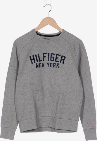 TOMMY HILFIGER Sweatshirt & Zip-Up Hoodie in M in Grey: front