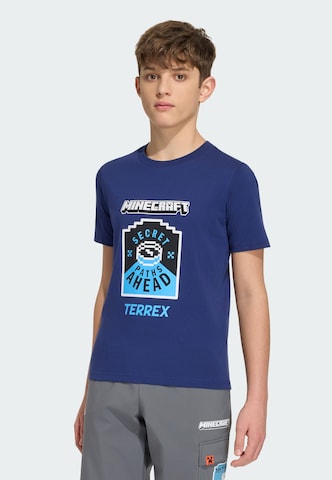 ADIDAS TERREX Funktionsshirt 'Minecraft' in Blau