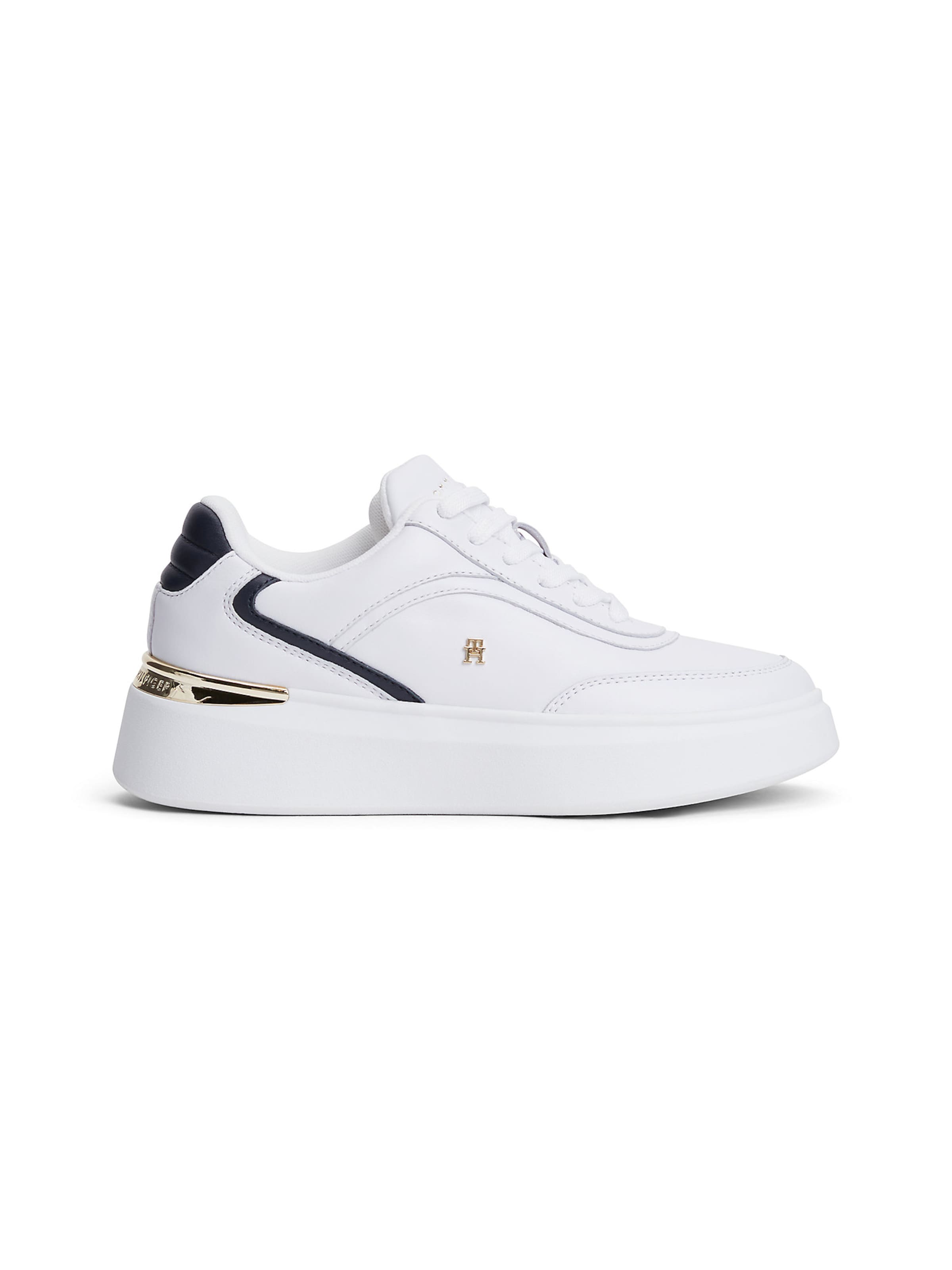 TOMMY HILFIGER Låg sneaker i vit