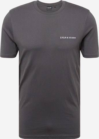 T-Shirt Lyle & Scott en gris : devant