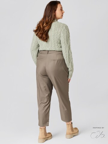 regular Pantaloni 'Saskia' di Guido Maria Kretschmer Curvy in beige