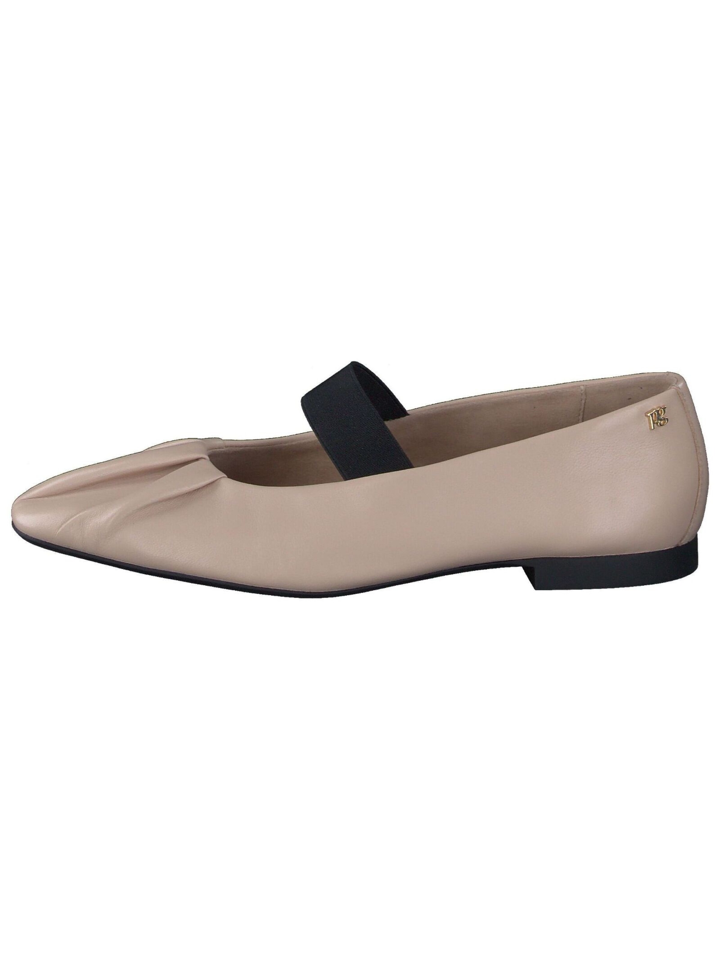 Paul Green Ballerina met riempjes in Beige
