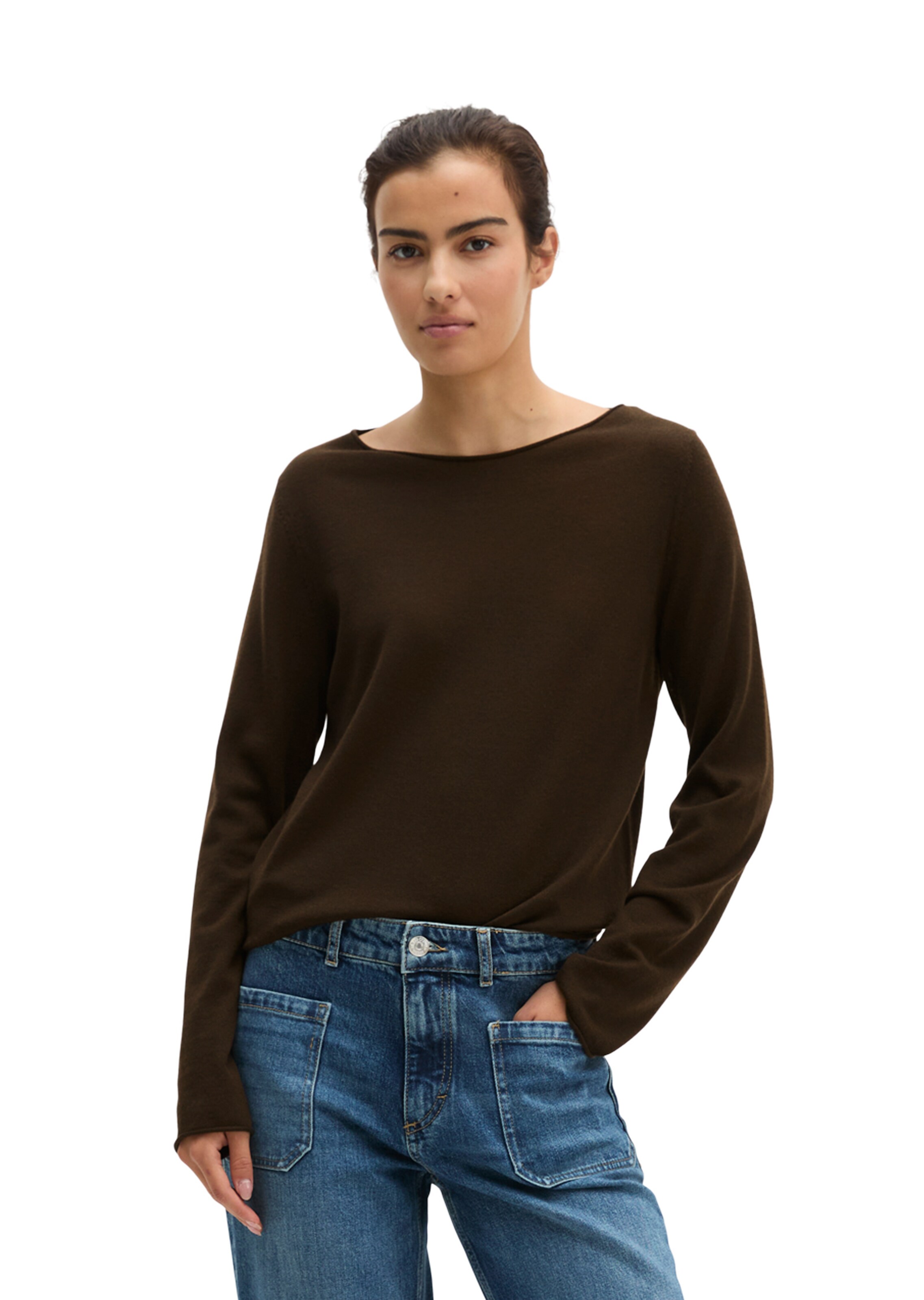 Marc O'Polo Sweater in Brown: front