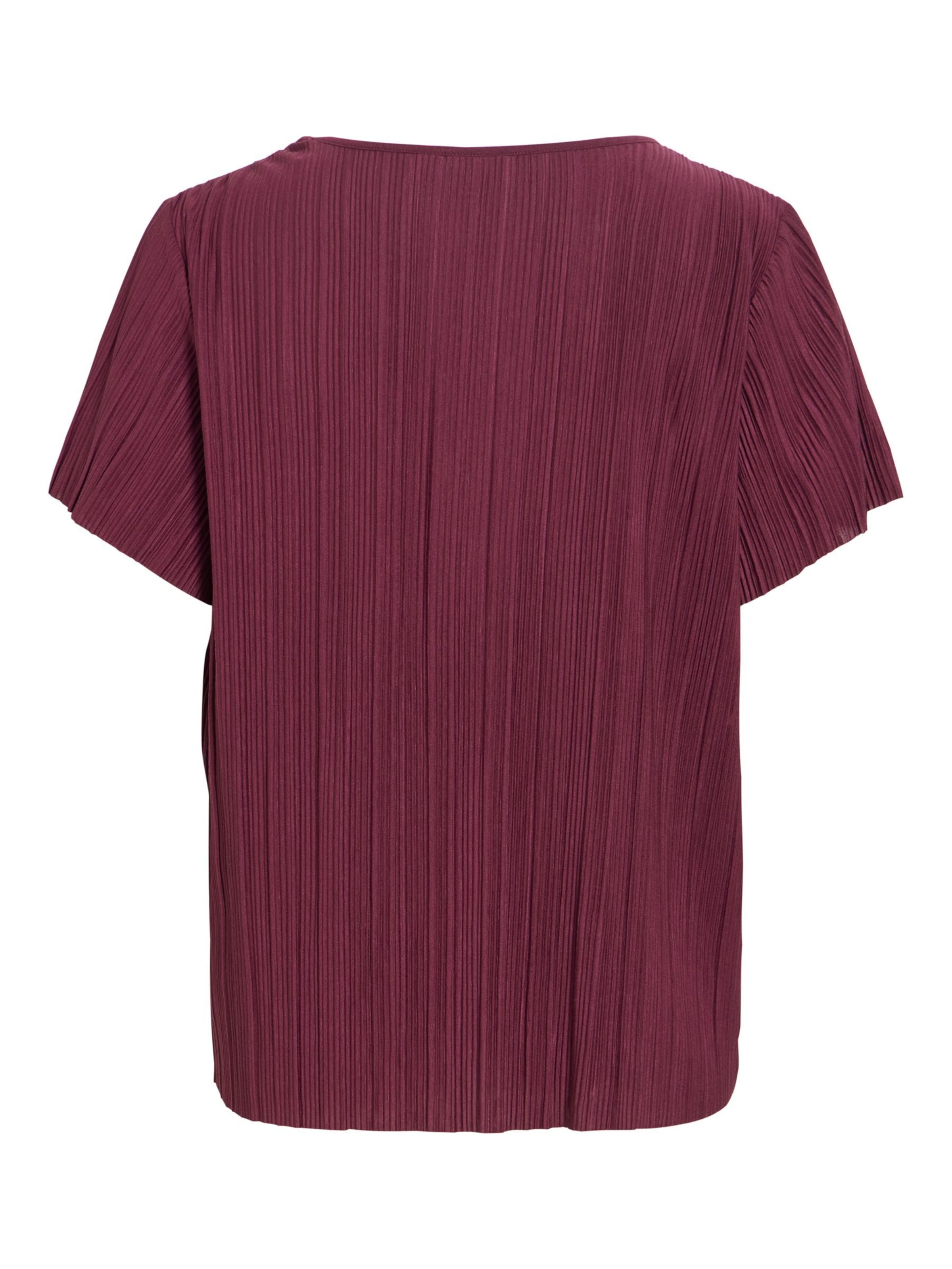 VILA T-Shirt 'VIPlis' in Lila