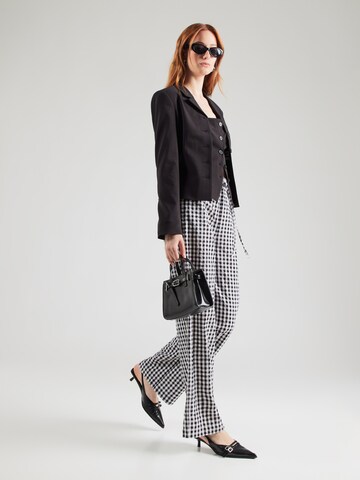 PIECES - Pierna ancha Pantalón 'PCHEIDI' en negro