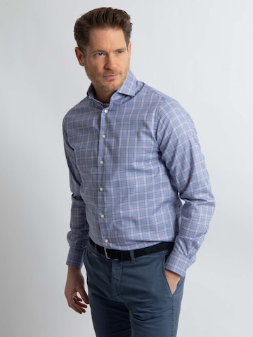 Steppin' out Regular fit Button Up Shirt in Blue