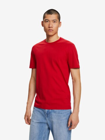 T-Shirt ESPRIT en rouge : devant