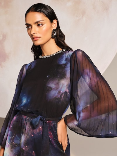 love & roses Cocktail dress in 34 in Azure / Aubergine / Magenta / Black, Item view