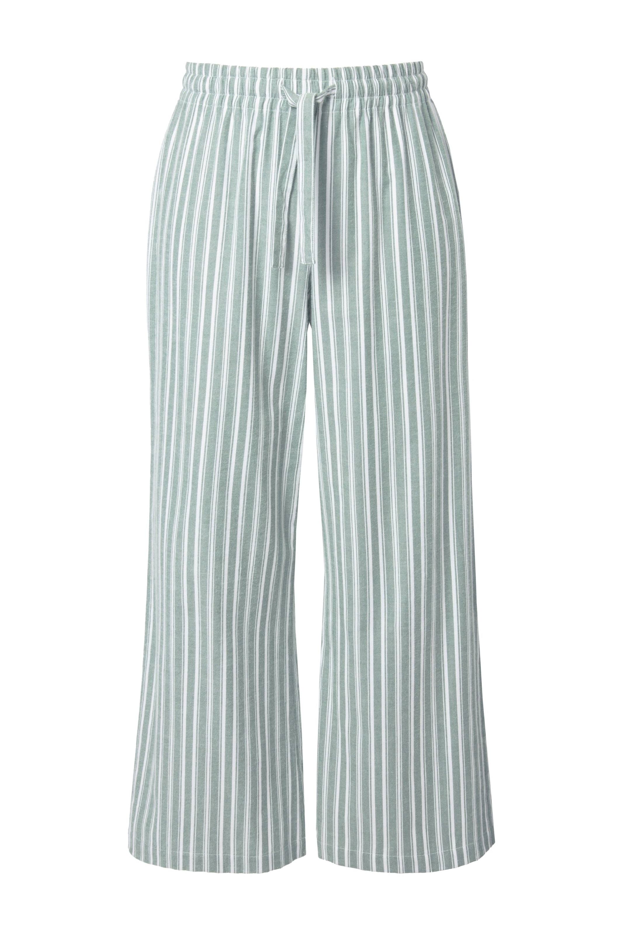 Studio Untold Pyjamabroek in Groen: voorkant