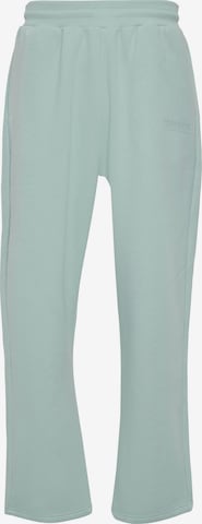 Pantalon Dropsize en vert : devant