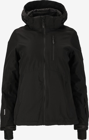 Whistler Athletic Jacket 'Drizzle' in Black: front