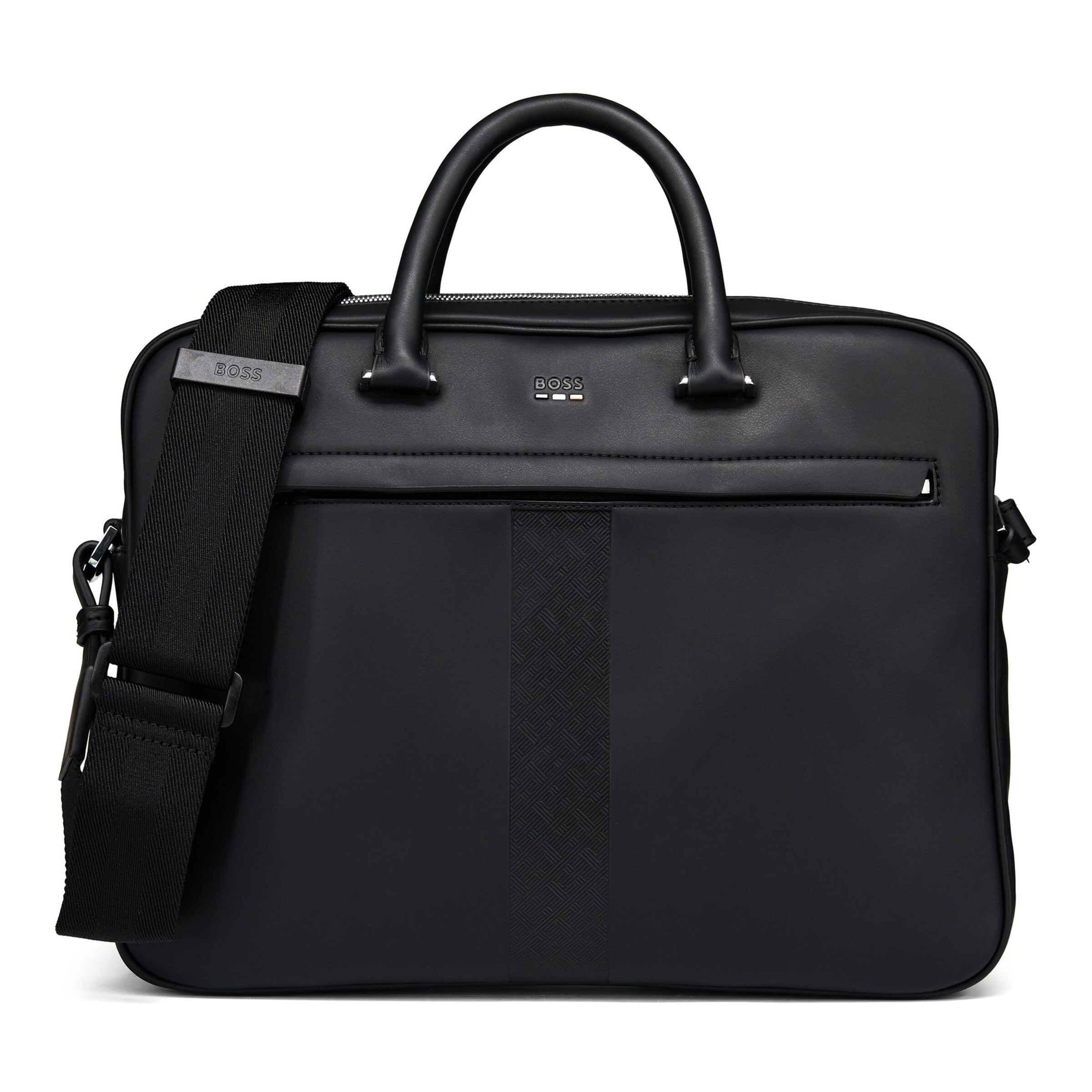 Porte-documents 'Ray' BOSS en noir : devant