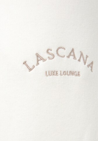 LASCANA - Tapered Pantalón en blanco