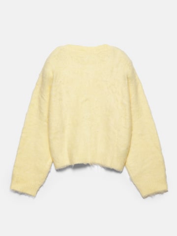 Pull&Bear Kardigan w kolorze żółty