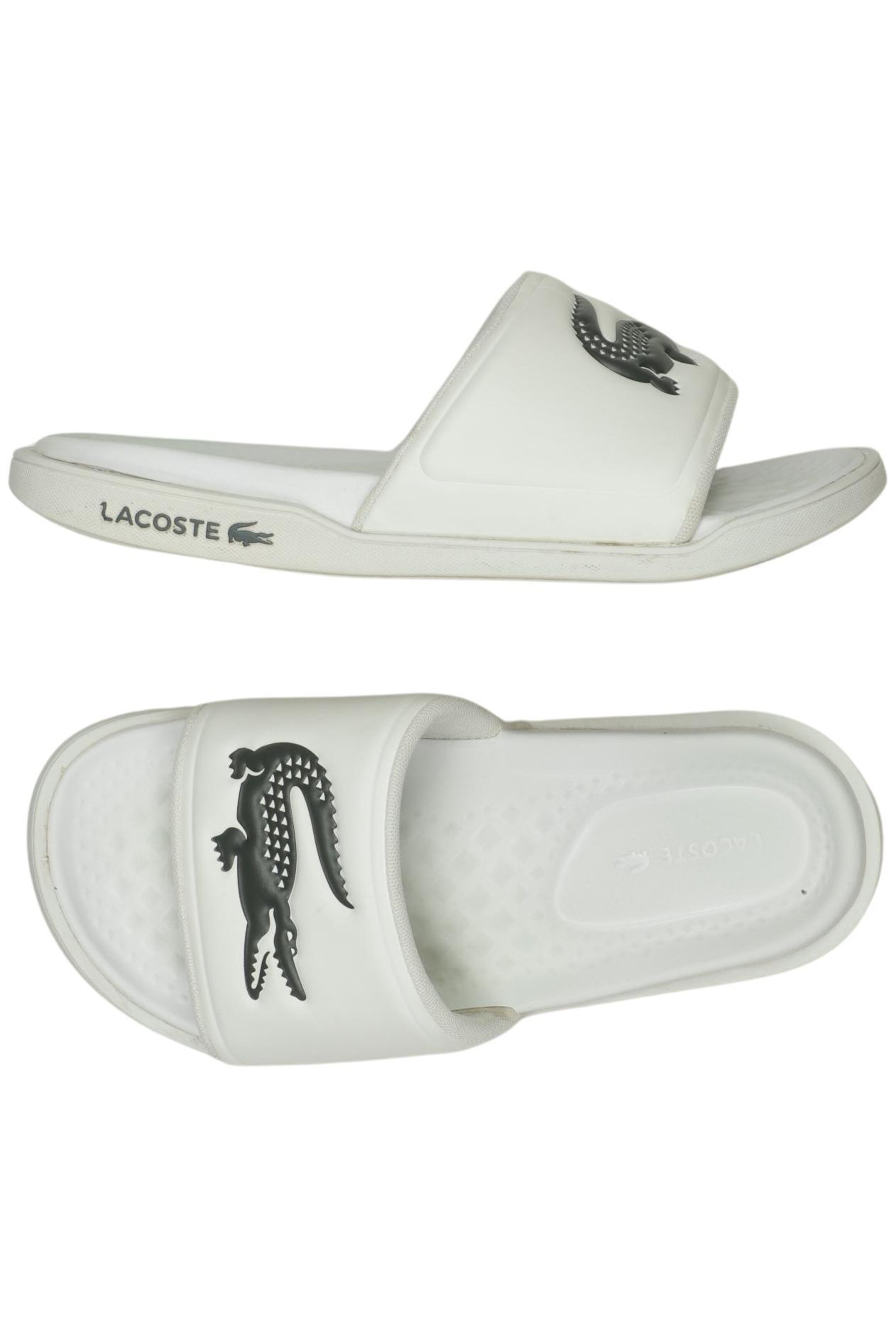 LACOSTE Sandals & High-Heeled Sandals in 39,5 in White: front