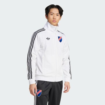 ADIDAS ORIGINALS Sweatjacke 'Colo-Colo Anniversary' in Weiß: Vorderseite