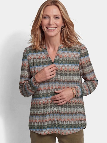 Goldner Blouse in Groen: voorkant