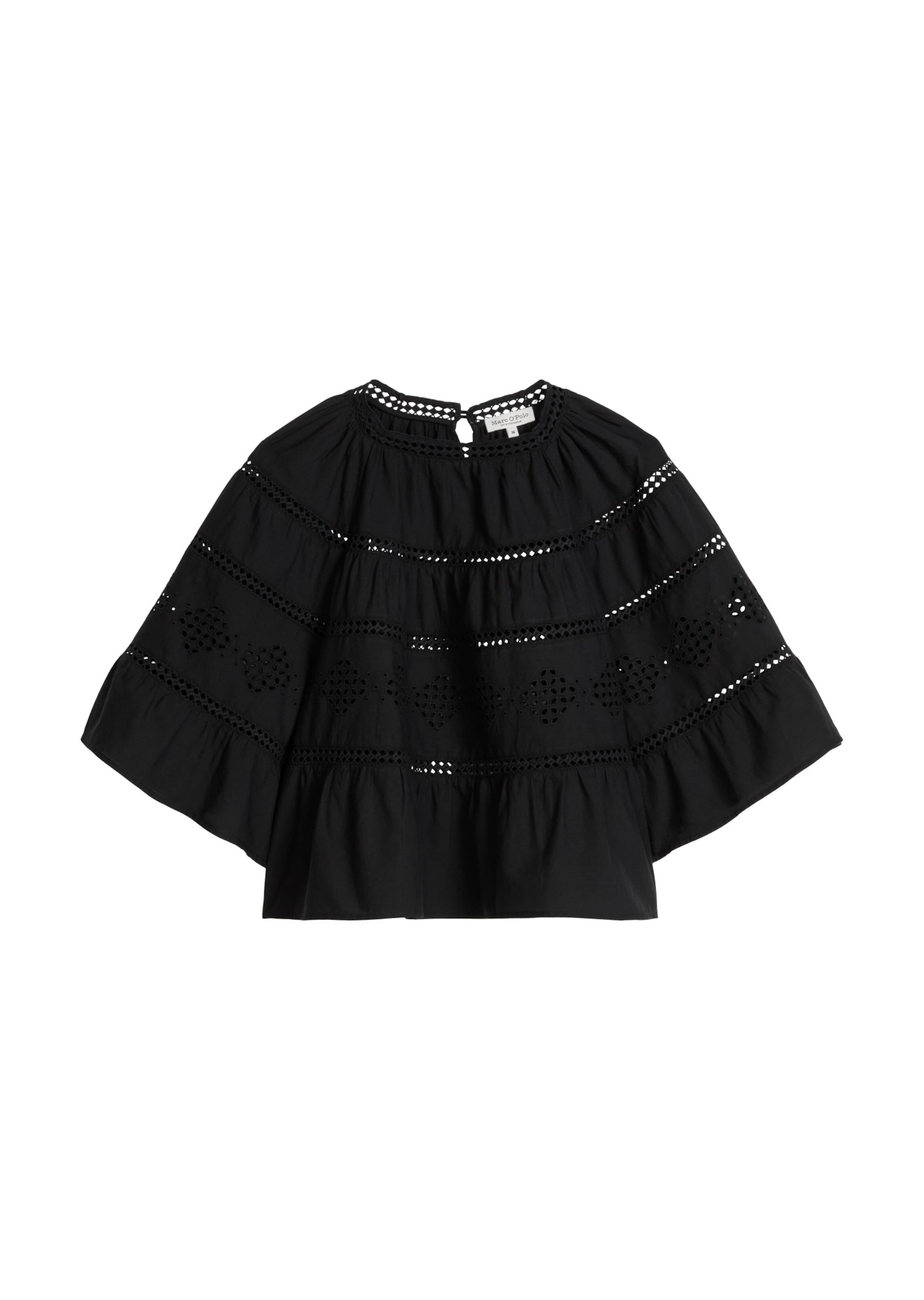 Marc O'Polo Blouse in XS in de kleur Zwart, Productweergave