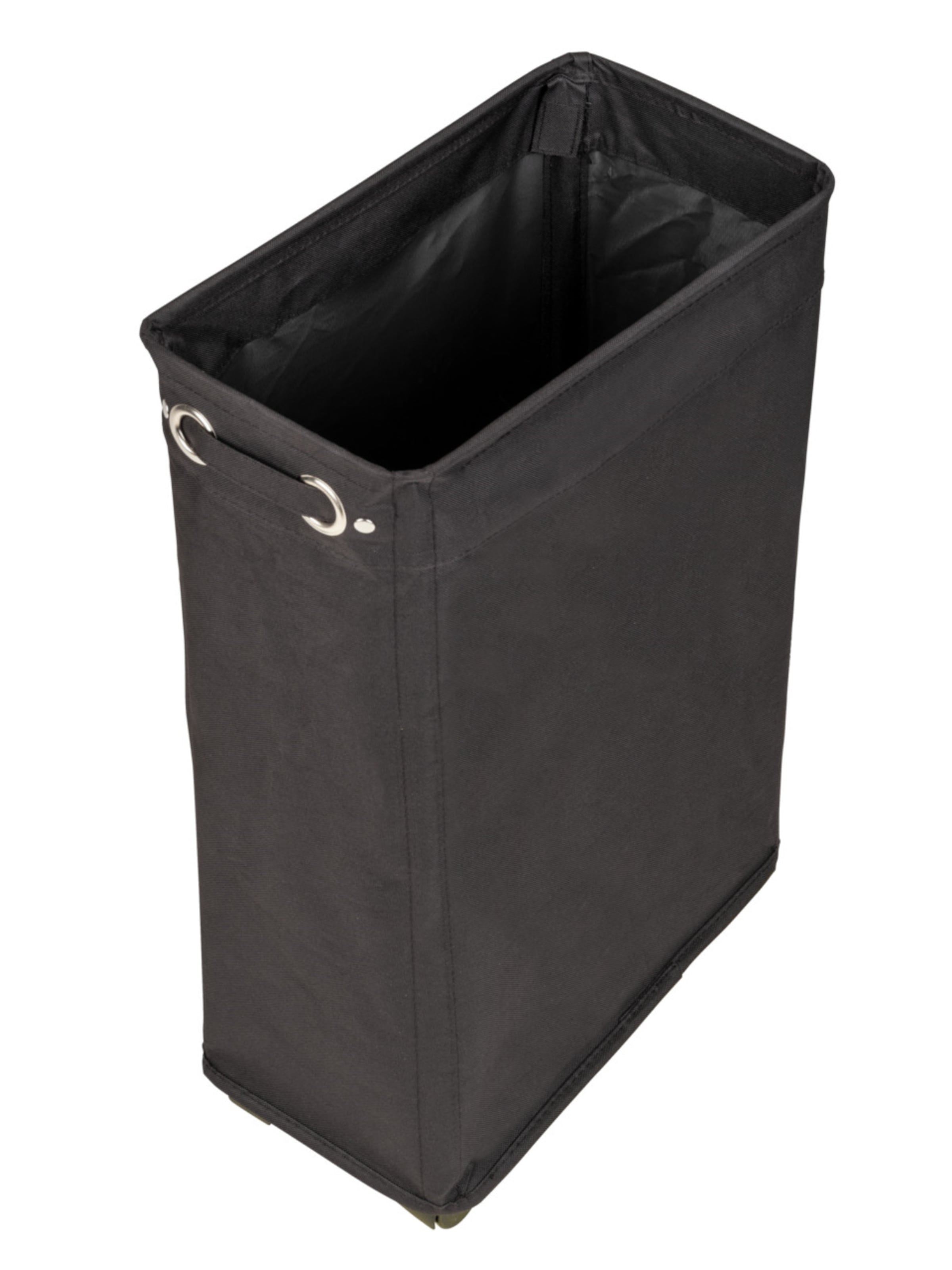 Wenko Wäschebehälter 'Corno' in Schwarz