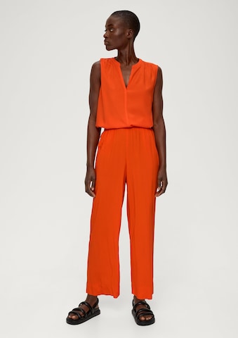 Wide Leg Pantalon s.Oliver en orange