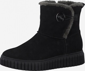 s.Oliver - Botas em preto: frente